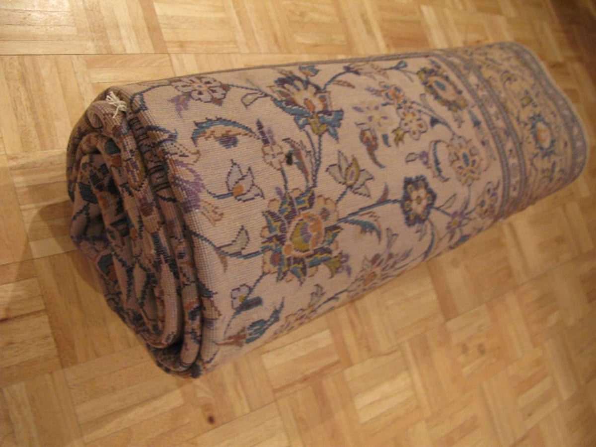 7' 0" x 10' 1" Persian Kashan Rug image 11