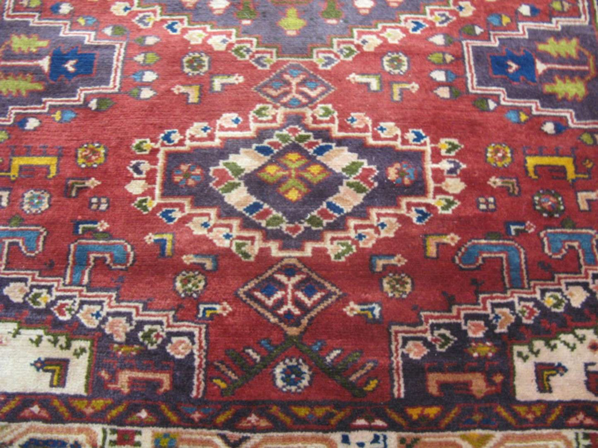 3' 6" x 10' 5" Persian Meshkin Runner image 2