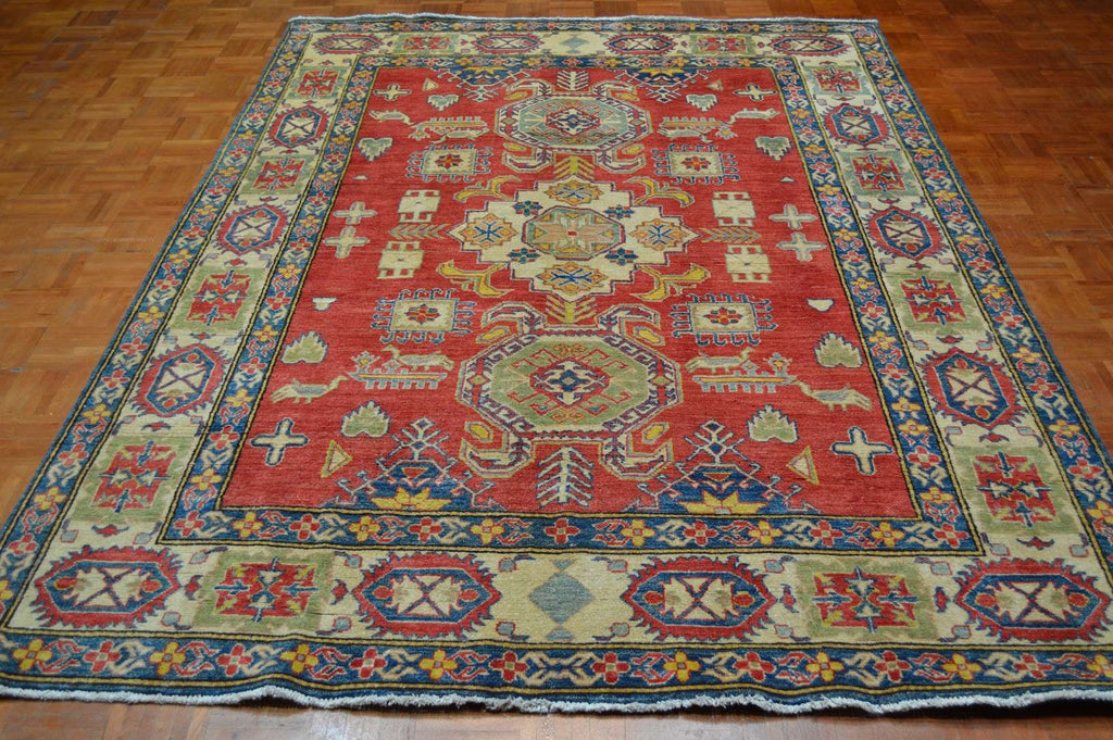 6' 6" x 9' 3" Pakistan Kazak Rug image 1