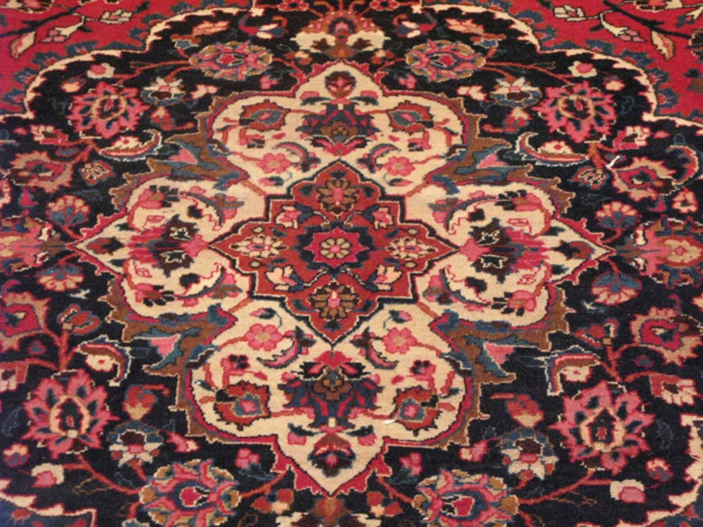 9' 8" x 12' 6" Persian Mashhad Rug image 3