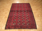 4' 0" x 6' 8" Vintage Turkmen Rug image 1