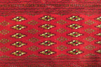 1' 9" x 4' 3" Persian Turkeman Rug image 3