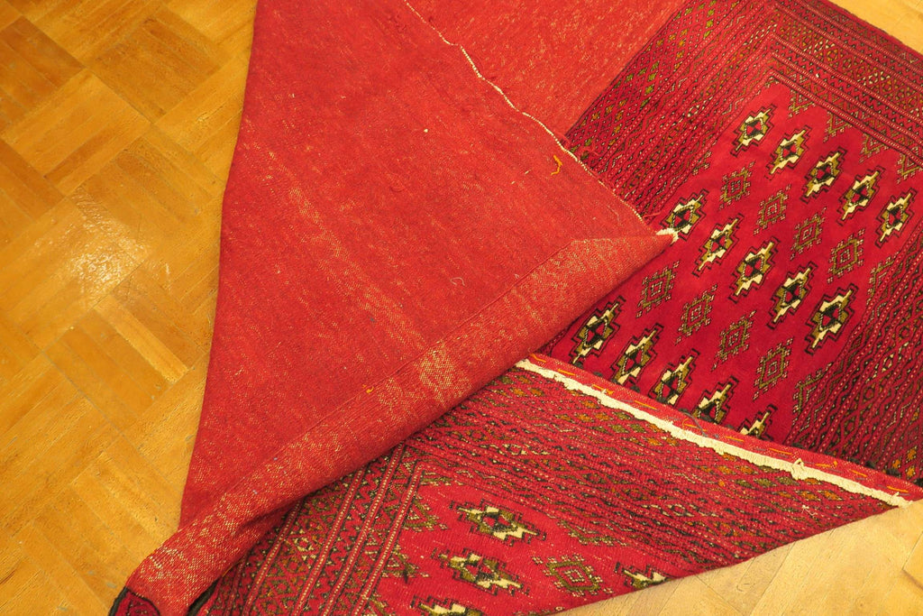 1' 9" x 4' 3" Vintage Turkeman Rug image 3