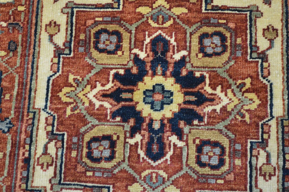 2' 7" x 12' 0" India Serapi Runner image 6