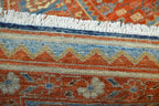 8' 2" x 10' 1" Pakistan Serapi Rug image 12