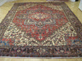 7' 9" x 10' 9" Persian Heriz Rug image 1