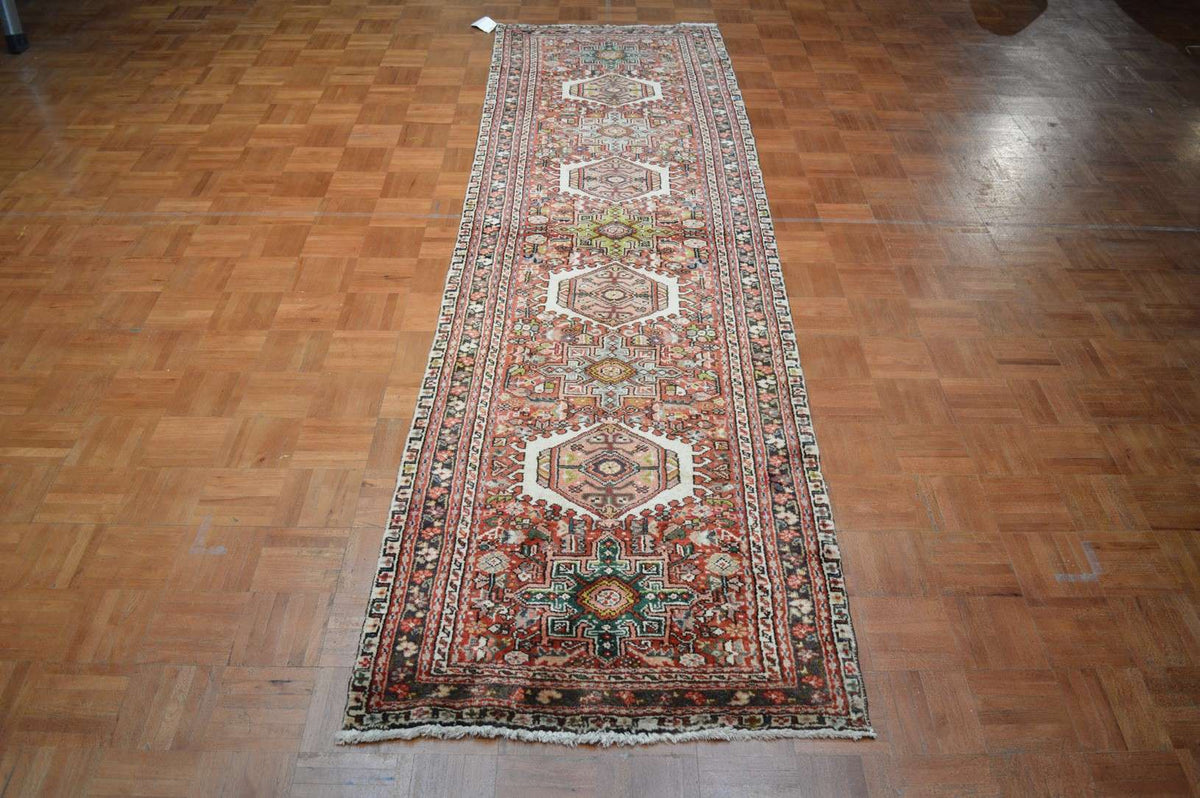 2' 8" x 9' 8" Persian Heriz Runner image 1