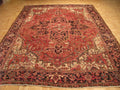 8' 1" x 11' 7" Persian Heriz Rug image 1