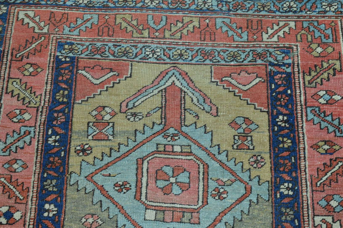 3' 3" x 12' 9" Persian Serapi Runner image 2