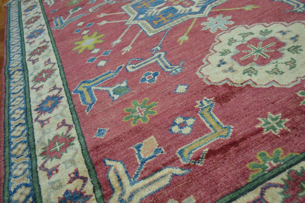 4' 3" x 6' 2" Pakistan Kazak Rug image 9