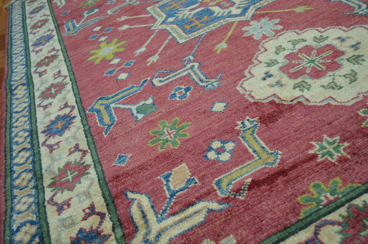 4' 3" x 6' 2" Pakistan Kazak Rug image 9