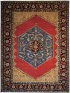 10' 1" x 13' 8" Pakistan Serapi Rug image 0