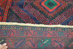 2' 9" x 4' 3" Afghanistan Belouch Rug image 12
