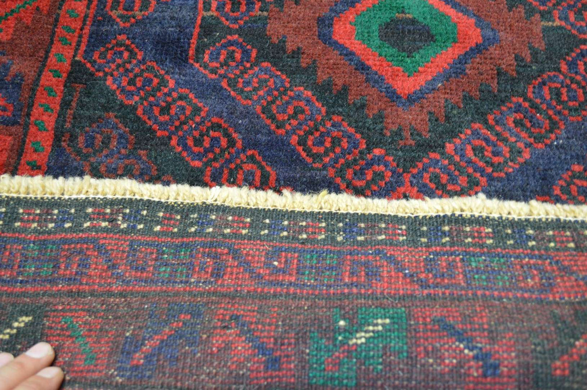 2' 9" x 4' 3" Afghanistan Belouch Rug image 12