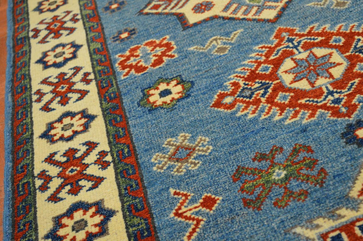 2' 7" x 9' 7" Pakistan Kazak Runner image 8