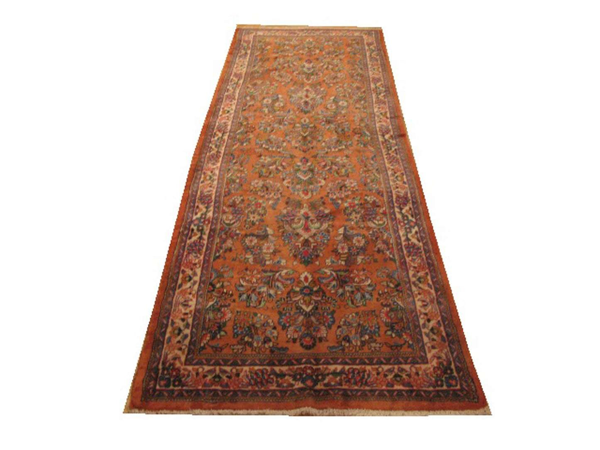 3' 6" x 11' 2" Persian Sarouk Runner image 0