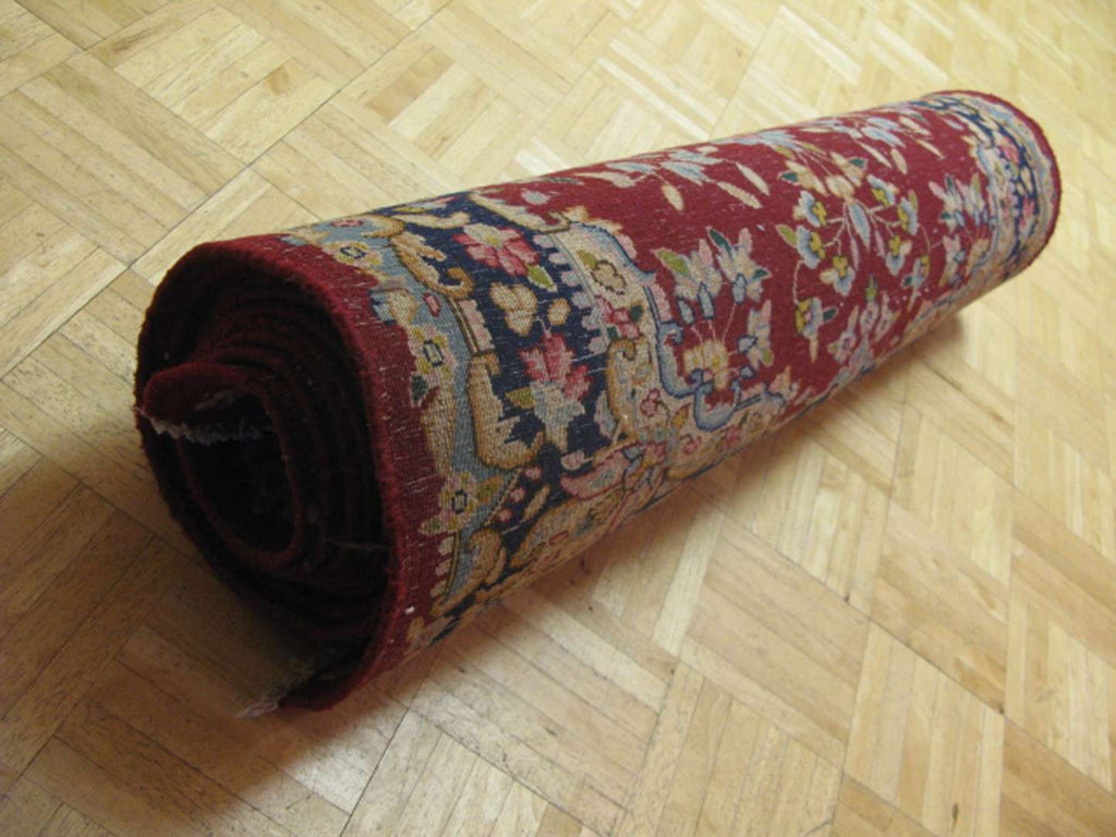 3' 4" x 16' 6" Persian Kerman Runner image 11