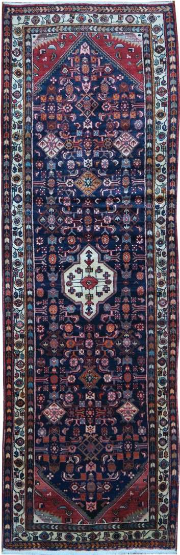 4' 0" x 12' 4" Persian Hamadan Runner image 0