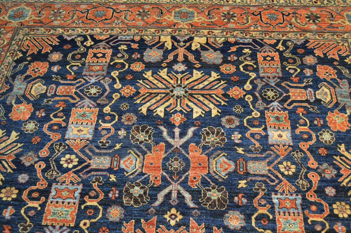 8' 2" x 10' 1" Pakistan Serapi Rug image 6