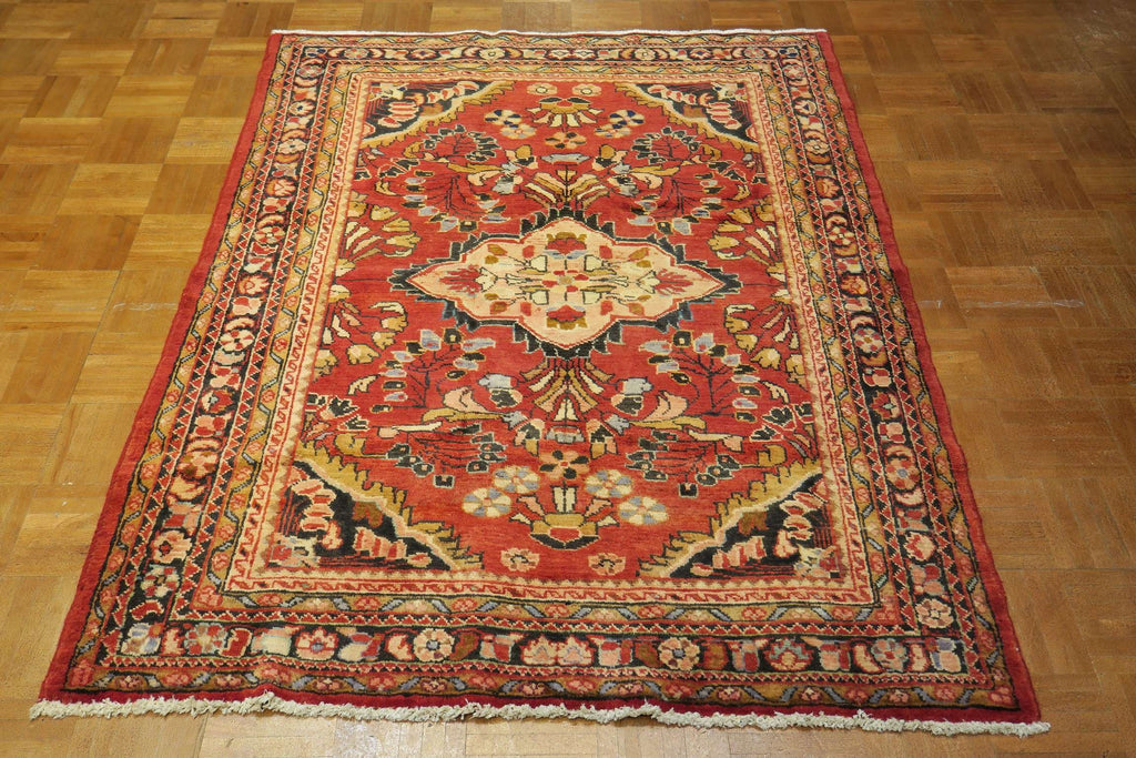 3' 9" x 5' 3" Persian Hamadan Rug image 2