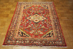 3' 9" x 5' 3" Persian Hamadan Rug image 2