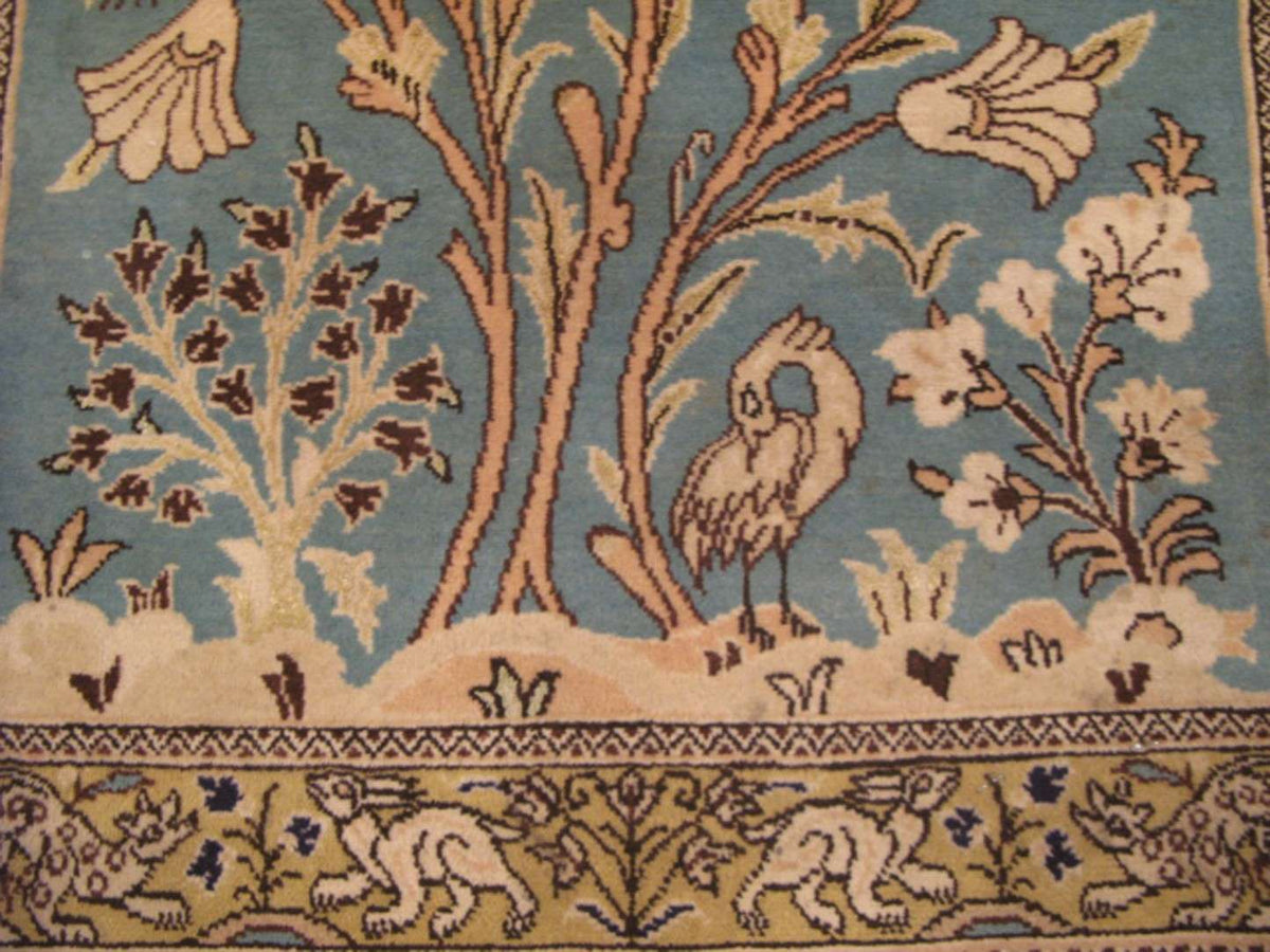 2' 5" x 3' 7" Persian Qum Rug image 4