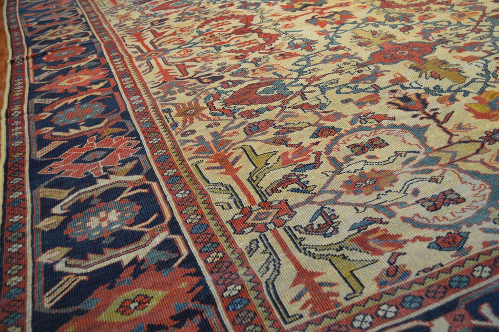 6' 9" x 9' 9" Vintage Mahal Rug image 8