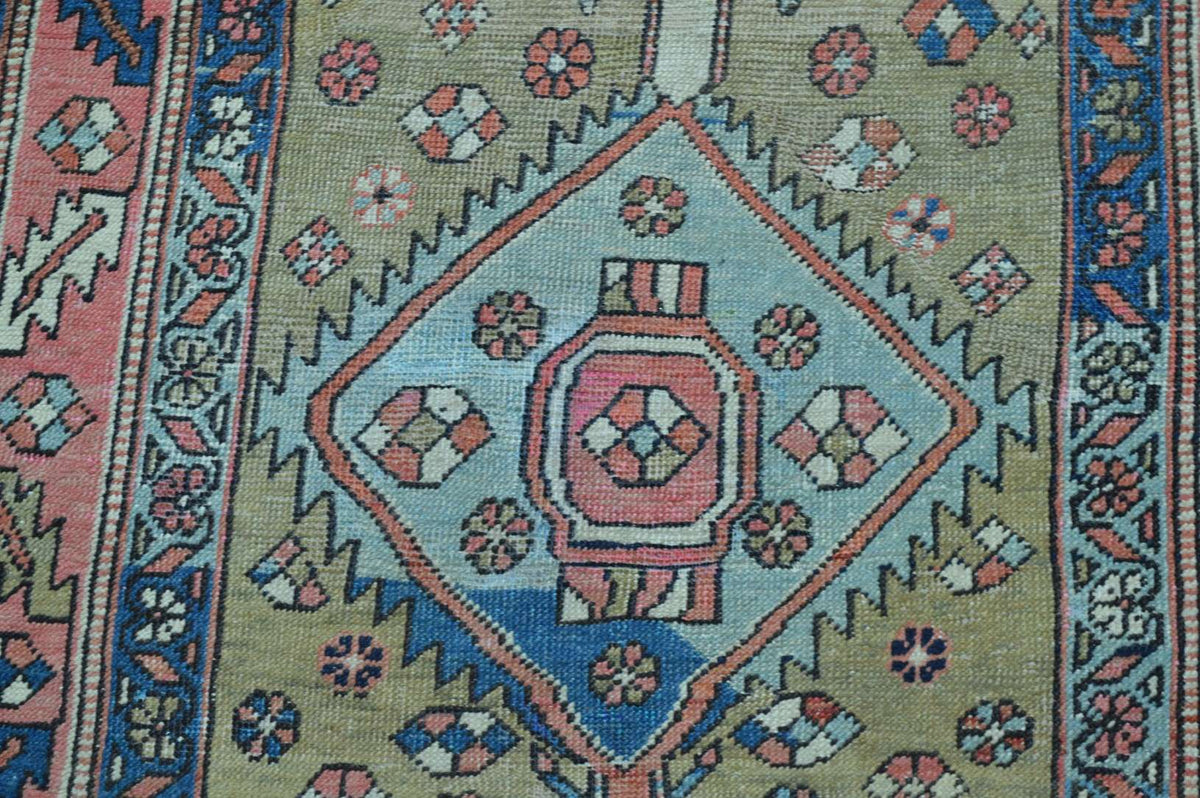 3' 3" x 12' 9" Persian Serapi Runner image 8