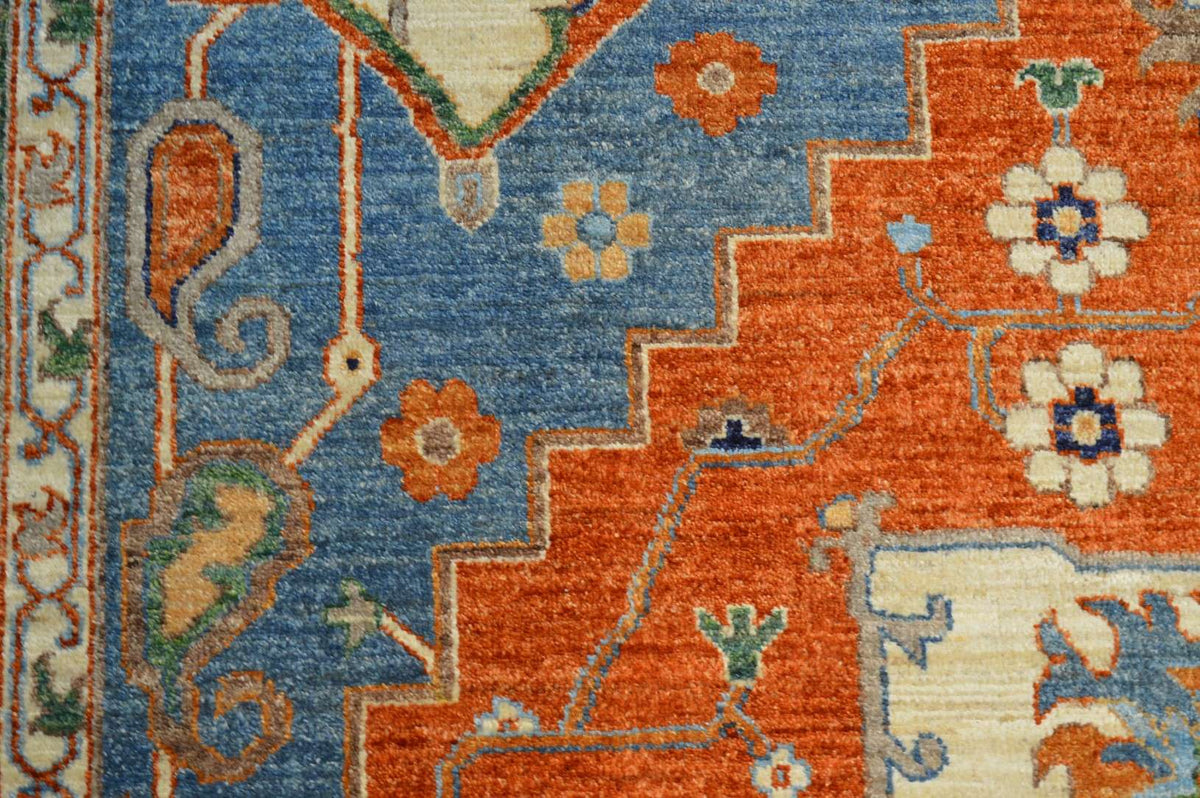 9' 0" x 12' 1" Pakistan Serapi Rug image 4