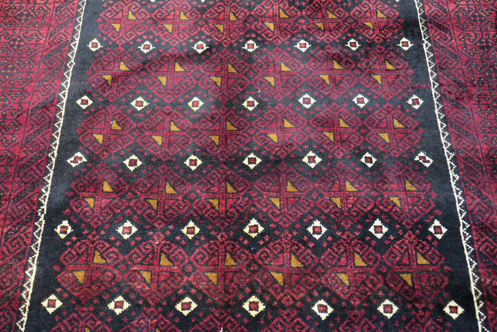 3'8'' x 7'6'' Persian Baluch Rug image 1