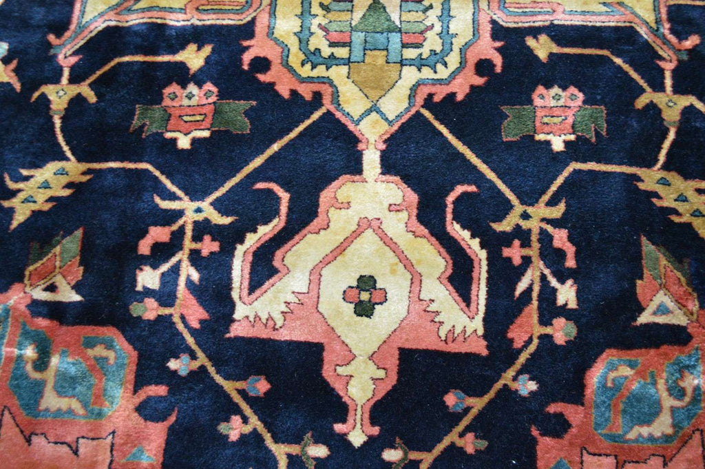 10' 0" x 14' 2" India Heriz Rug image 9
