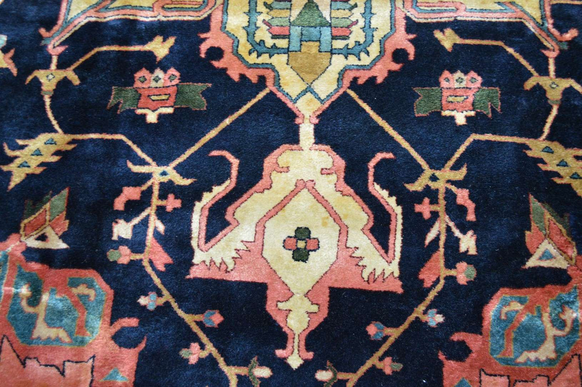 10' 0" x 14' 2" India Heriz Rug image 9