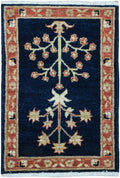 1' 7" x 2' 4" India Peshawar Rug image 0
