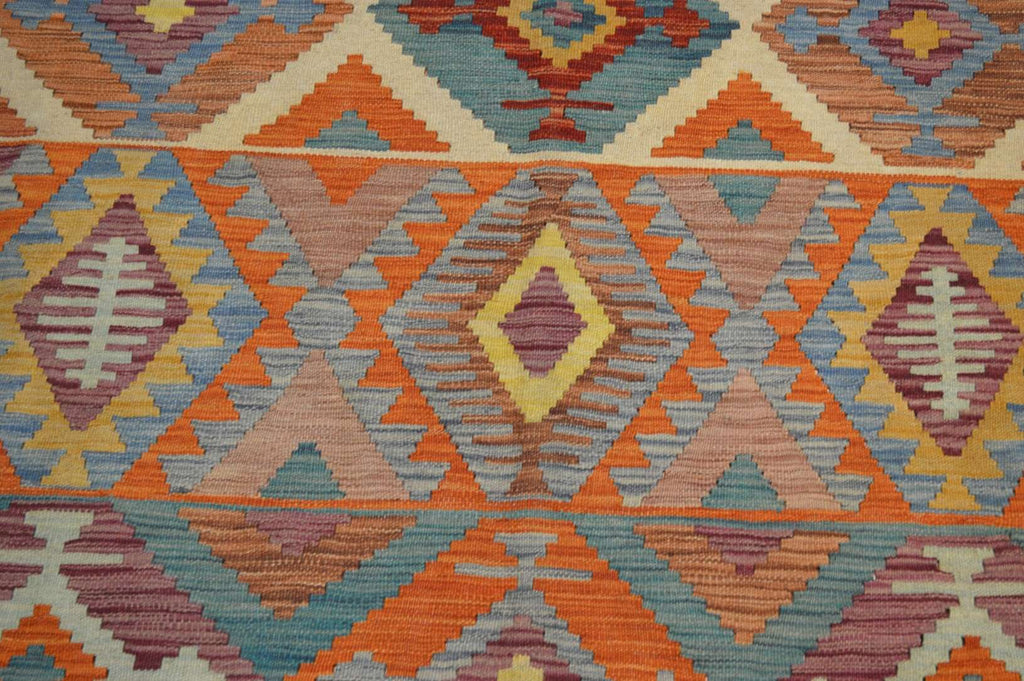 6' 8" x 9' 9" India Kilim Rug image 4