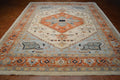 9' 1" x 12' 0" Pakistan Serapi Rug image 1