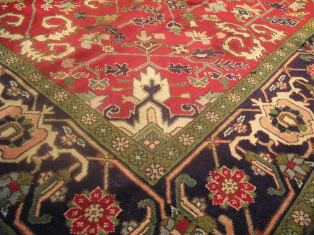 7' 4" x 10' 6" Persian Heriz Rug image 8