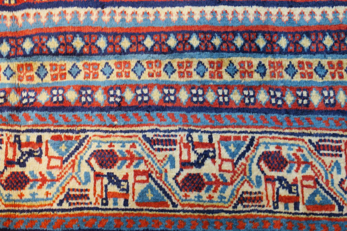 9' 7" x 11' 1" Persian Sarouk Rug image 8