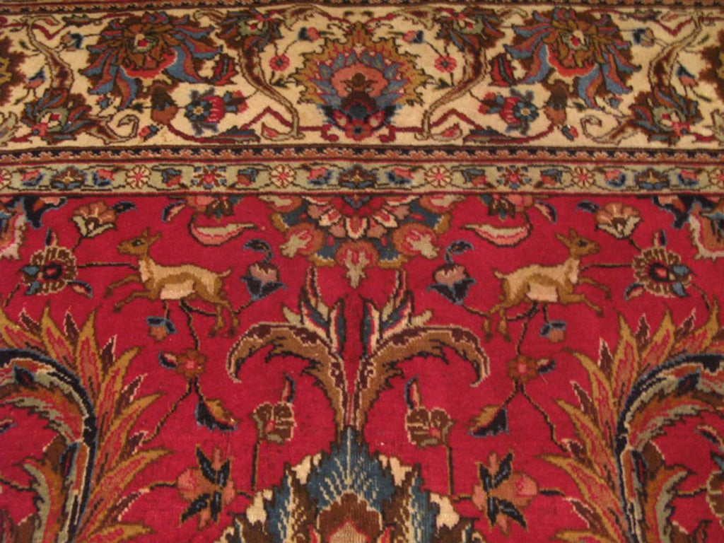 9' 6" x 13' 2" Persian Tabriz Rug image 5