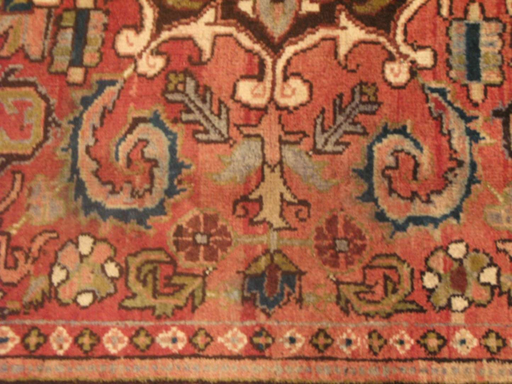 6' 9" x 9' 8" Persian Heriz Rug image 6