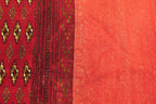 1' 9" x 4' 3" Persian Turkeman Rug image 10