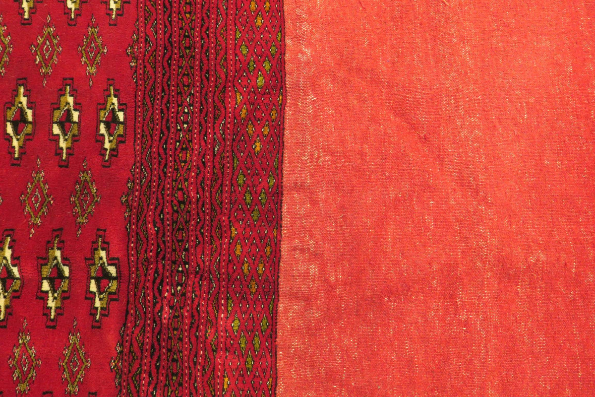 1' 9" x 4' 3" Persian Turkeman Rug image 10