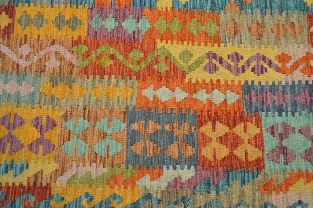 8' 2" x 9' 9" India Kilim Rug image 7