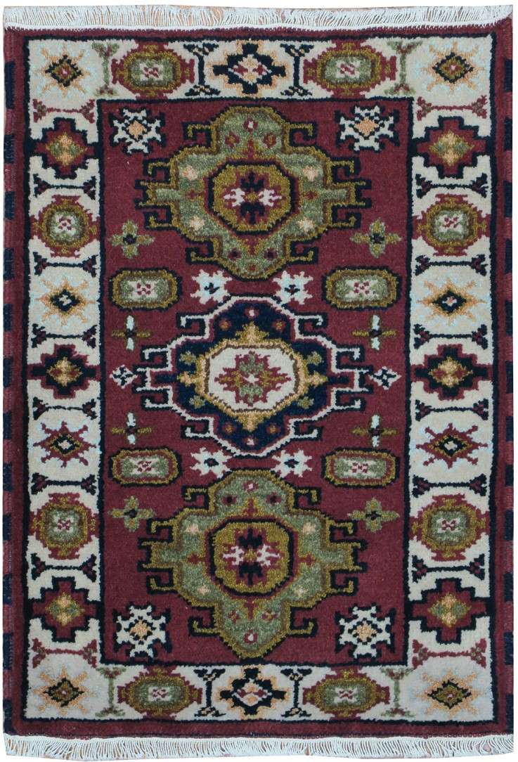 2' 0" x 3' 0" India Kazak Rug image 0