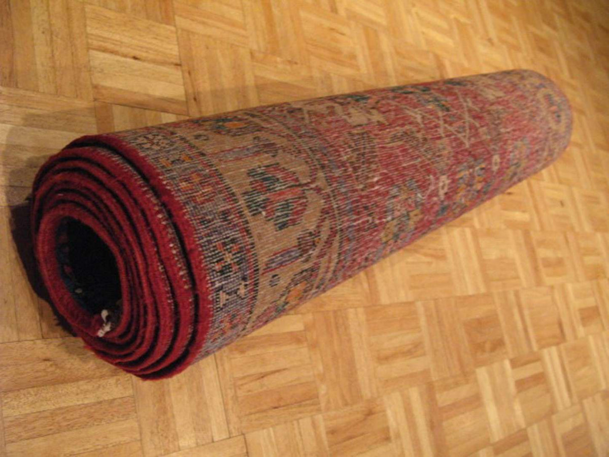 4' 0" x 14' 2" Persian Sarab Runner image 11
