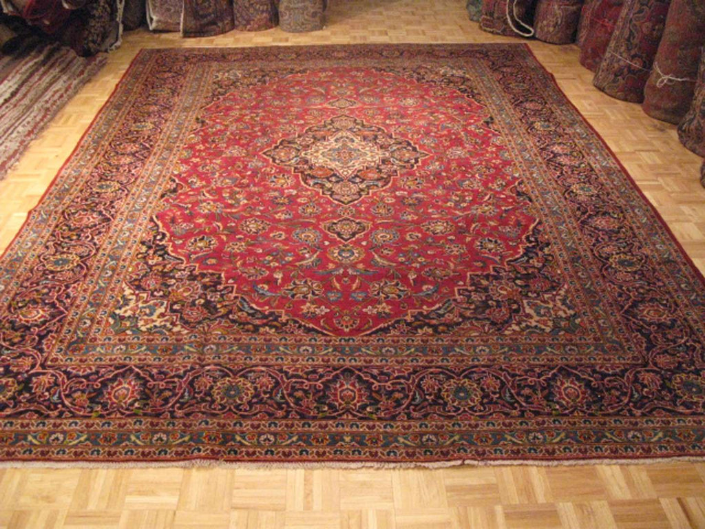 10' 0" x 16' 7" Persian Kashan Rug image 1