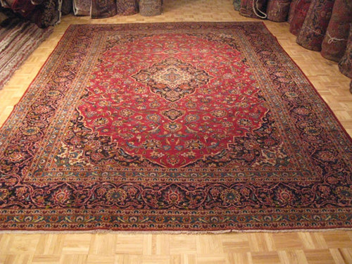 10' 0" x 16' 7" Persian Kashan Rug image 1