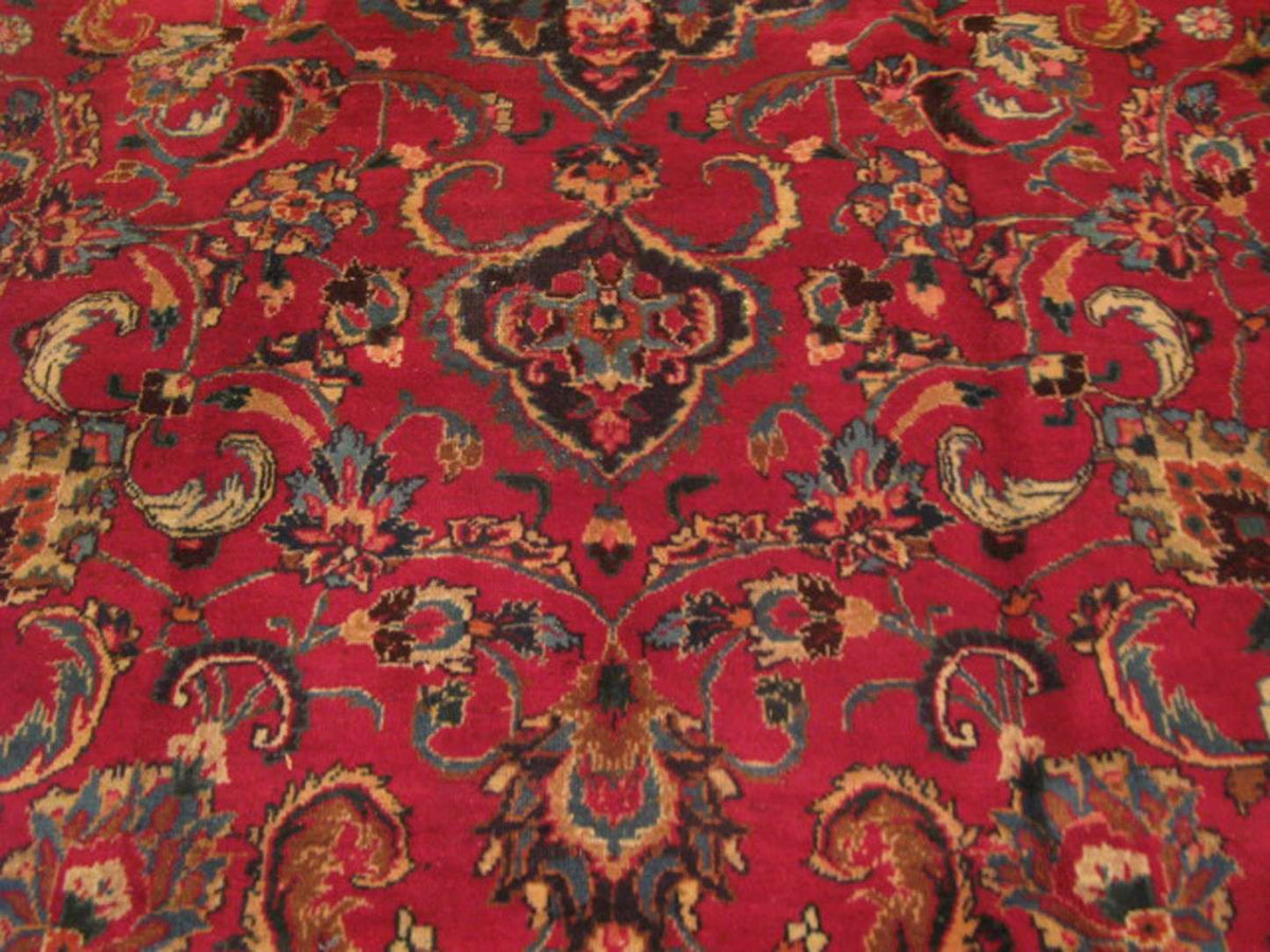 8' 0" x 11' 6" Persian Mashhad Rug image 5