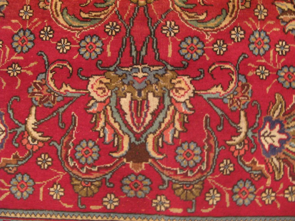 9' 1" x 13' 0" Persian Tabriz Rug image 7