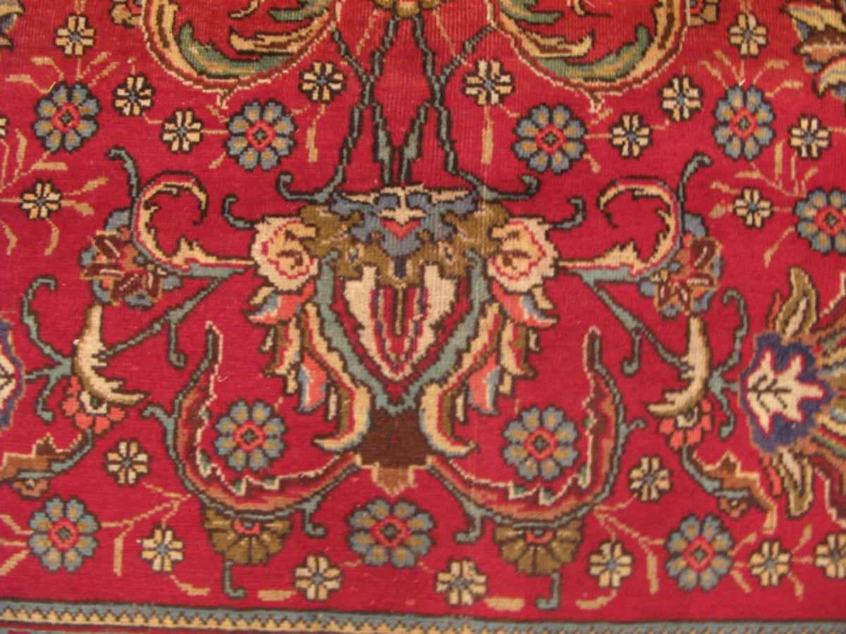 9' 1" x 13' 0" Persian Tabriz Rug image 7