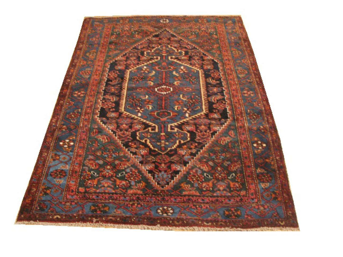 4' 3" x 6' 2" Persian Zanjan Rug image 0